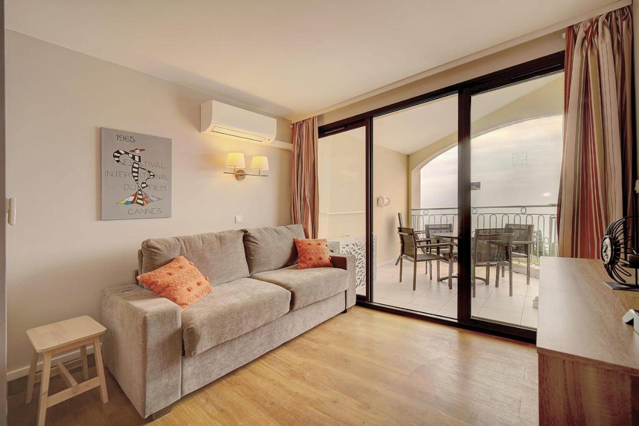 Immogroom - 2 Rooms Sea View - Swimming Pool - Terrace - Parking - Ac Канны Экстерьер фото